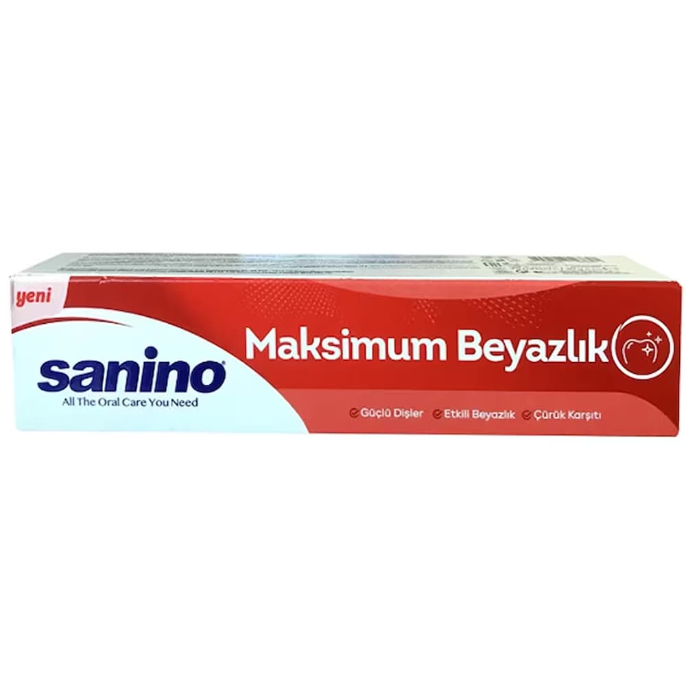 SANİNO MAKSİMUM BEYAZLIK DİŞ MACUNU