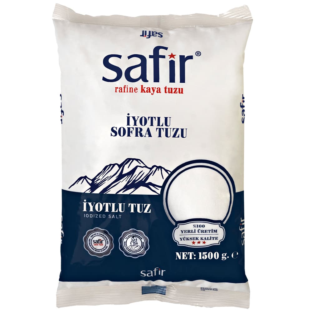 SAFİR İYOTLU POŞET TUZ