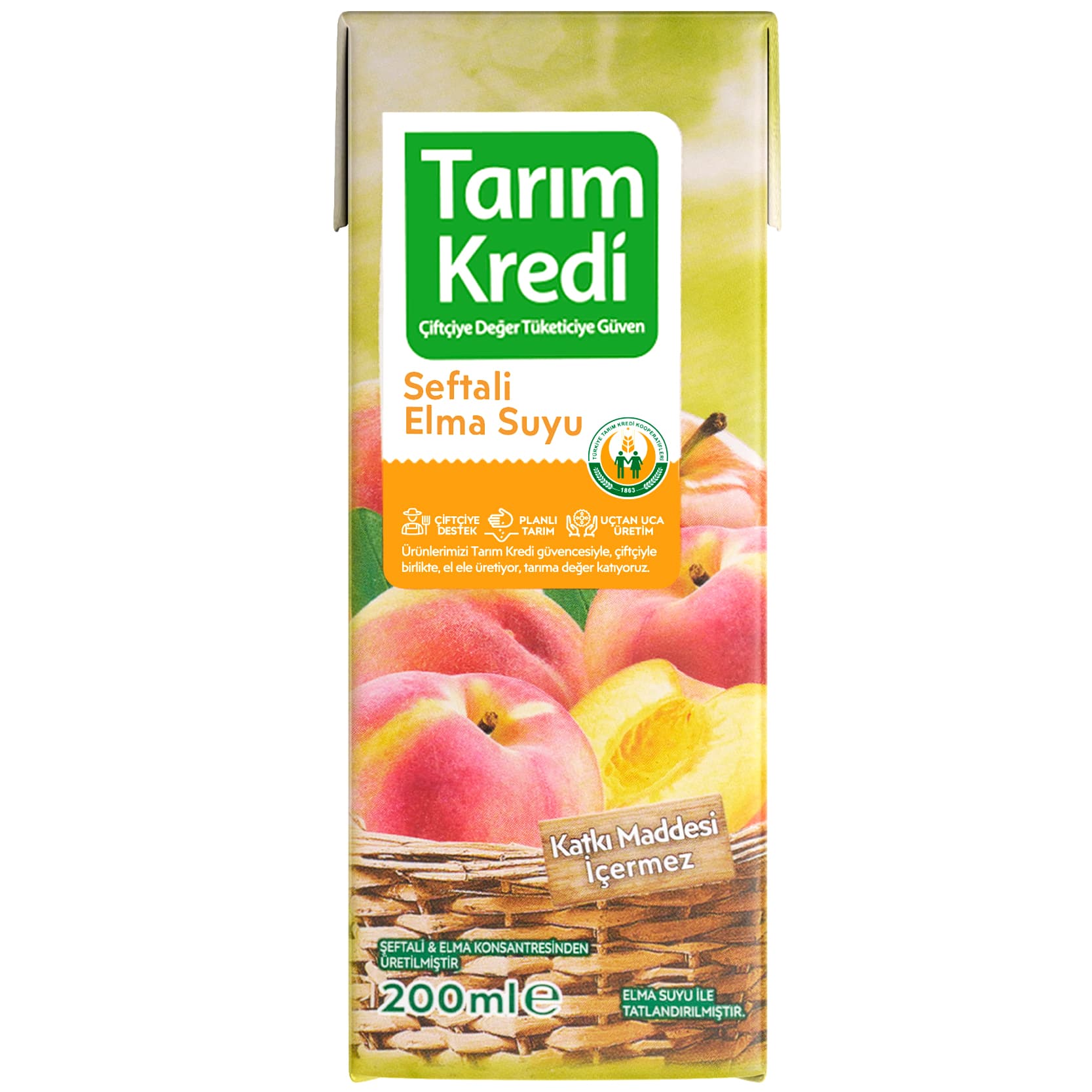 TK %100 ŞEFTALİ ELMA SUYU