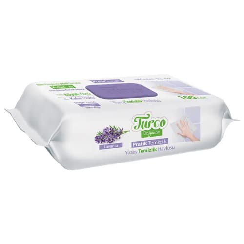 TURCO YÜZEY TEMİZLİK HAVLUSU LAVANTA 100 LÜ